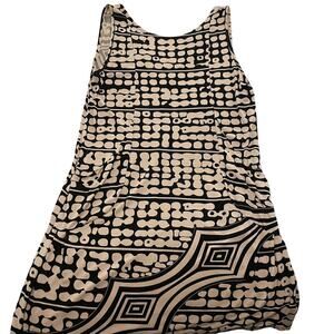 Anthropologie Bel Kazan Knit Dress, Pockets | Geometric Vacation Travel, XS NWOT